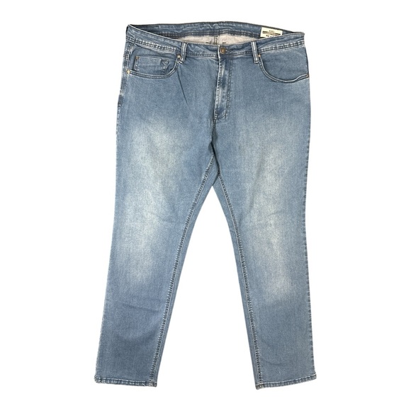 Buffalo David Bitton Men’s Axel Denim Jeans Slim Stretch 40x32 Faded Light Blue - Picture 1 of 5